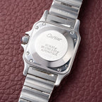 Cartier Santos Lady Automatic Full Set 1981 Gold Steel PM Ref. 0902