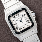Cartier Santos Carrée Automatic Ref 2960 Full Set from 1985