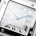 Cartier Santos Carrée Automatic Ref 2960 Full Set from 1985