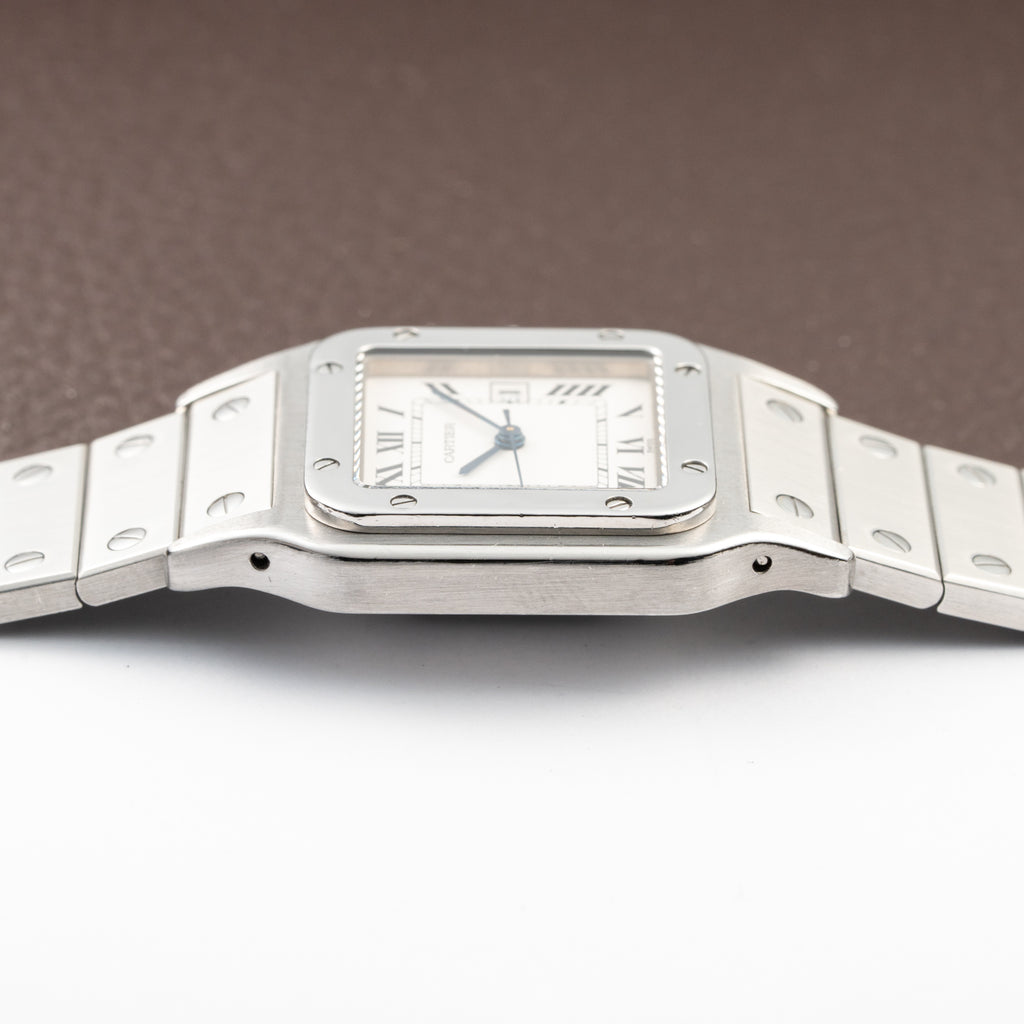 Cartier Santos Carrée Automatic Ref 2960 Full Set from 1985