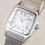 Cartier Santos Carrée Automatic Ref 2960 Full Set from 1985