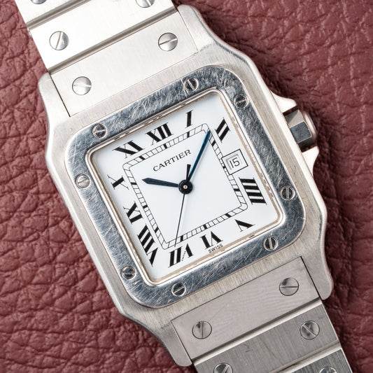 Cartier Santos Carrée Steel Ref. 2960 from 1990s