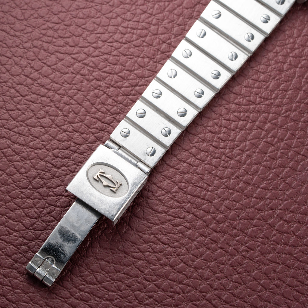 Cartier Santos Carrée Steel Ref. 2960 from 1990s