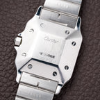 Cartier Santos Carrée Automatic Unpolished Mint Condition Ref 2960 Full Set from 1981