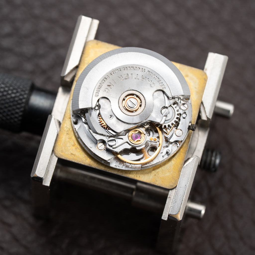 Cartier Santos Carrée Gold & Steel GM Automatic Ref. 2961 from 1980s