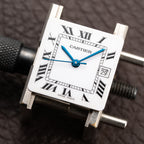 Cartier Santos Carrée Gold & Steel GM Automatic Ref. 2961 from 1980s