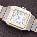 Cartier Santos Carrée Gold & Steel GM Automatic Ref. 2961 from 1980s