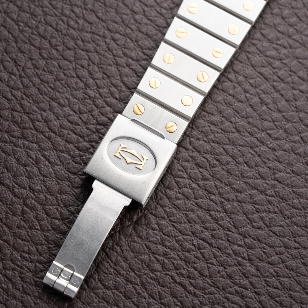 Cartier Santos Carrée Gold & Steel GM Automatic Ref. 2961 from 1980s