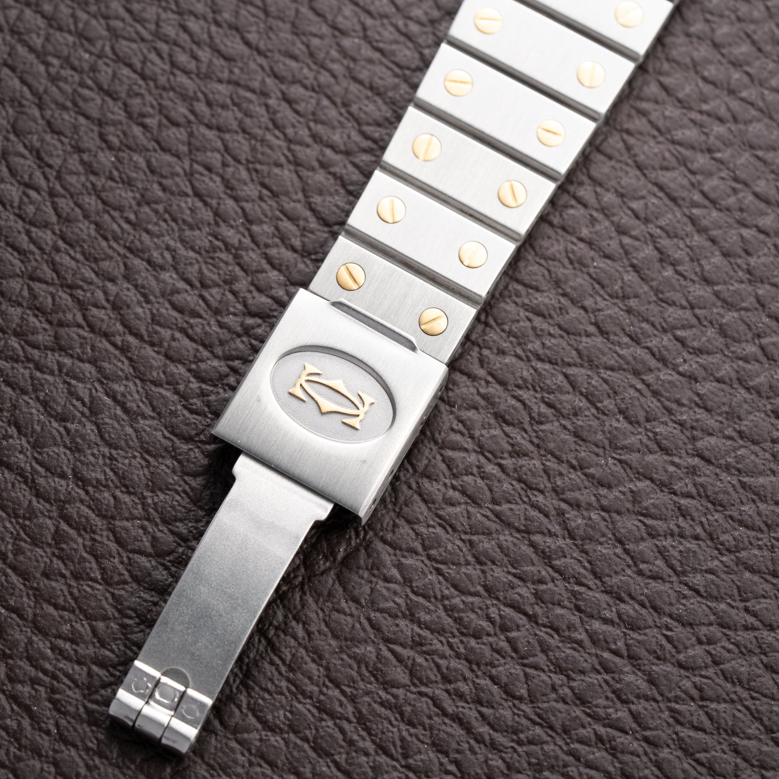 Cartier Santos Carrée Gold & Steel GM Automatic Ref. 2961 from 1980s