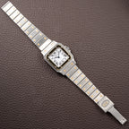 Cartier Santos Carrée Gold & Steel GM Automatic Ref. 2961 from 1980s