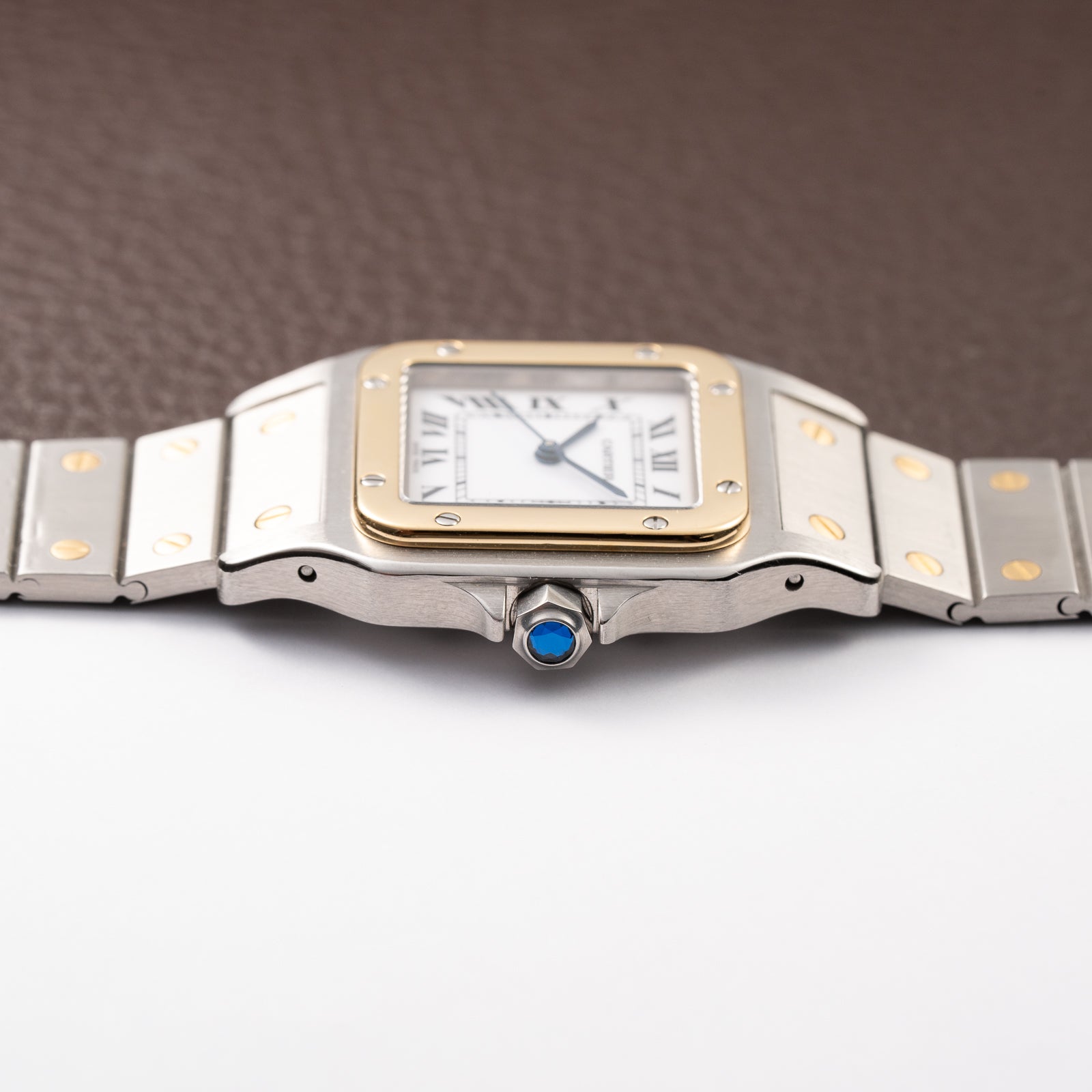 Cartier Santos Carrée Gold & Steel GM Automatic Ref. 2961 from 1980s