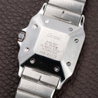 Cartier Santos Carrée Ghost Grey Patina "Swiss" Only Automatic GM Ref. 2961 from 1980s