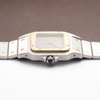 Cartier Santos Carrée Ghost Grey Patina "Swiss" Only Automatic GM Ref. 2961 from 1980s
