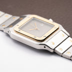 Cartier Santos Carrée Ghost Grey Patina "Swiss" Only Automatic GM Ref. 2961 from 1980s