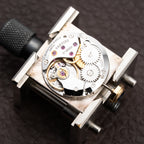 Cartier Santos Dumont Thick Chunky Case 18k Yellow Gold 'Paris' dial Full Set Ref 78097 from 1975
