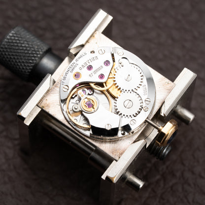 Cartier Santos Dumont Thick Chunky Case 18k Yellow Gold 'Paris' dial Full Set Ref 78097 from 1975