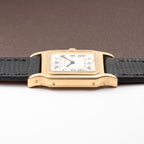 Cartier Santos Dumont Thick Chunky Case 18k Yellow Gold 'Paris' dial Full Set Ref 78097 from 1975