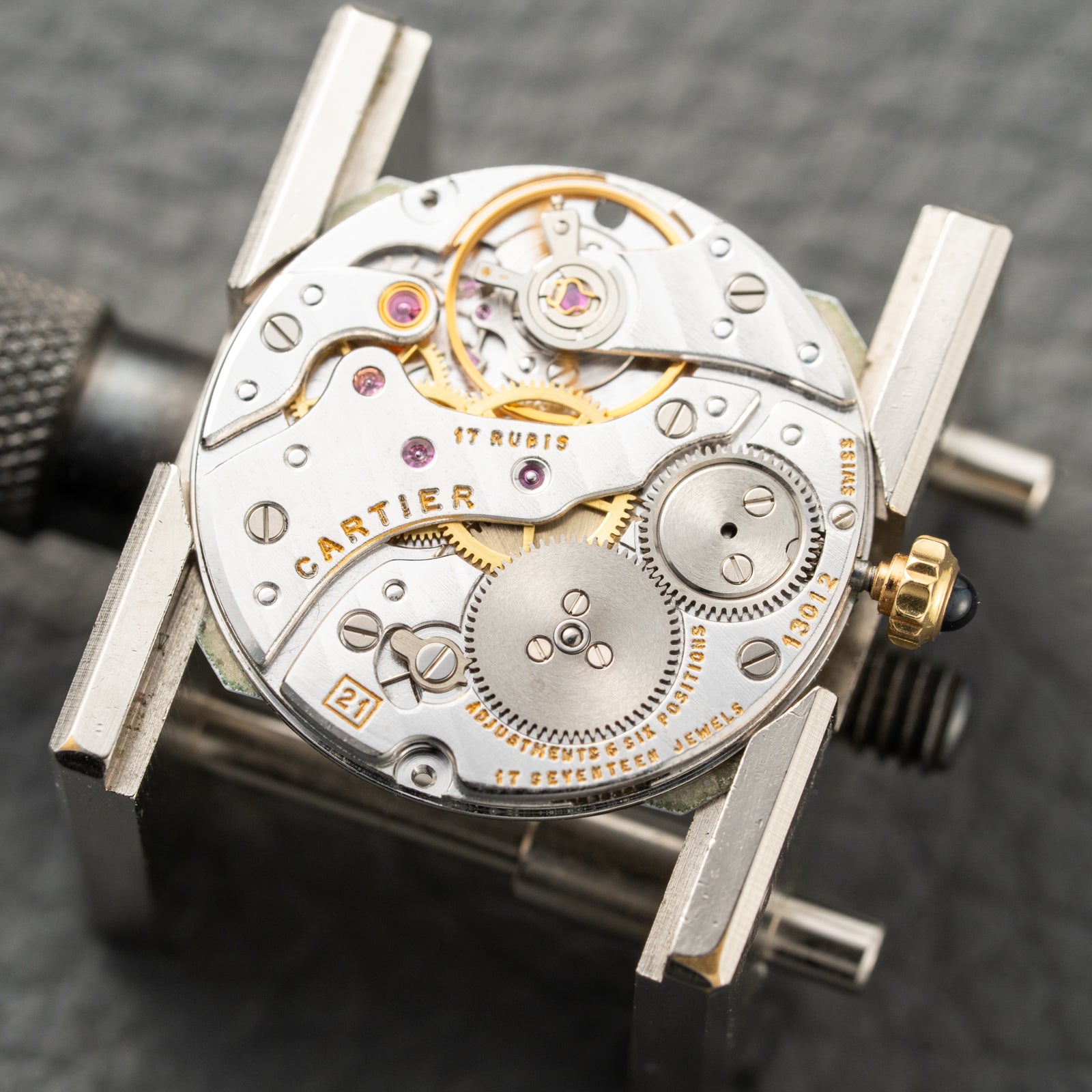 Cartier Santos Dumont Extra Plate 18K Gold Ref. 96053