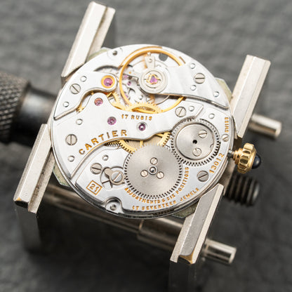 Cartier Santos Dumont Extra Plate 18K Gold Ref. 96053