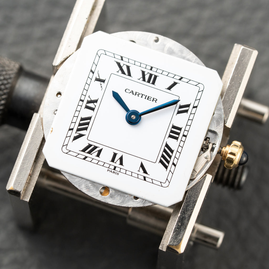 Cartier Santos Dumont Extra Plate 18K Gold Ref. 96053