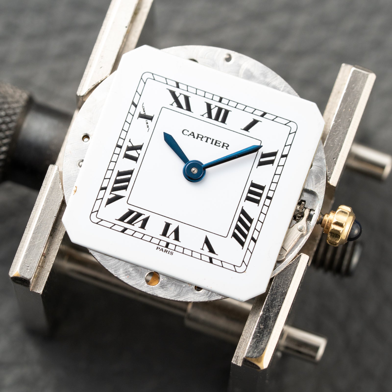 Cartier Santos Dumont Extra Plate 18K Gold Ref. 96053