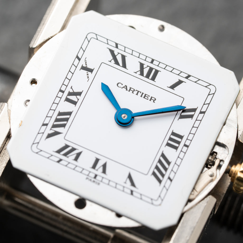 Cartier Santos Dumont Extra Plate 18K Gold Ref. 96053