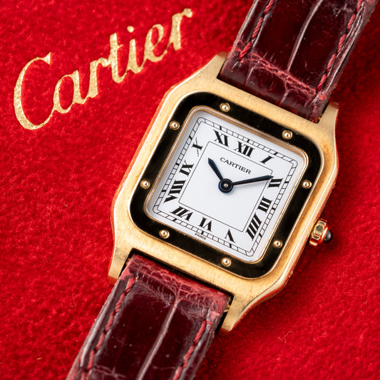 Cartier Santos Dumont Extra Plate 18K Gold Ref. 96053