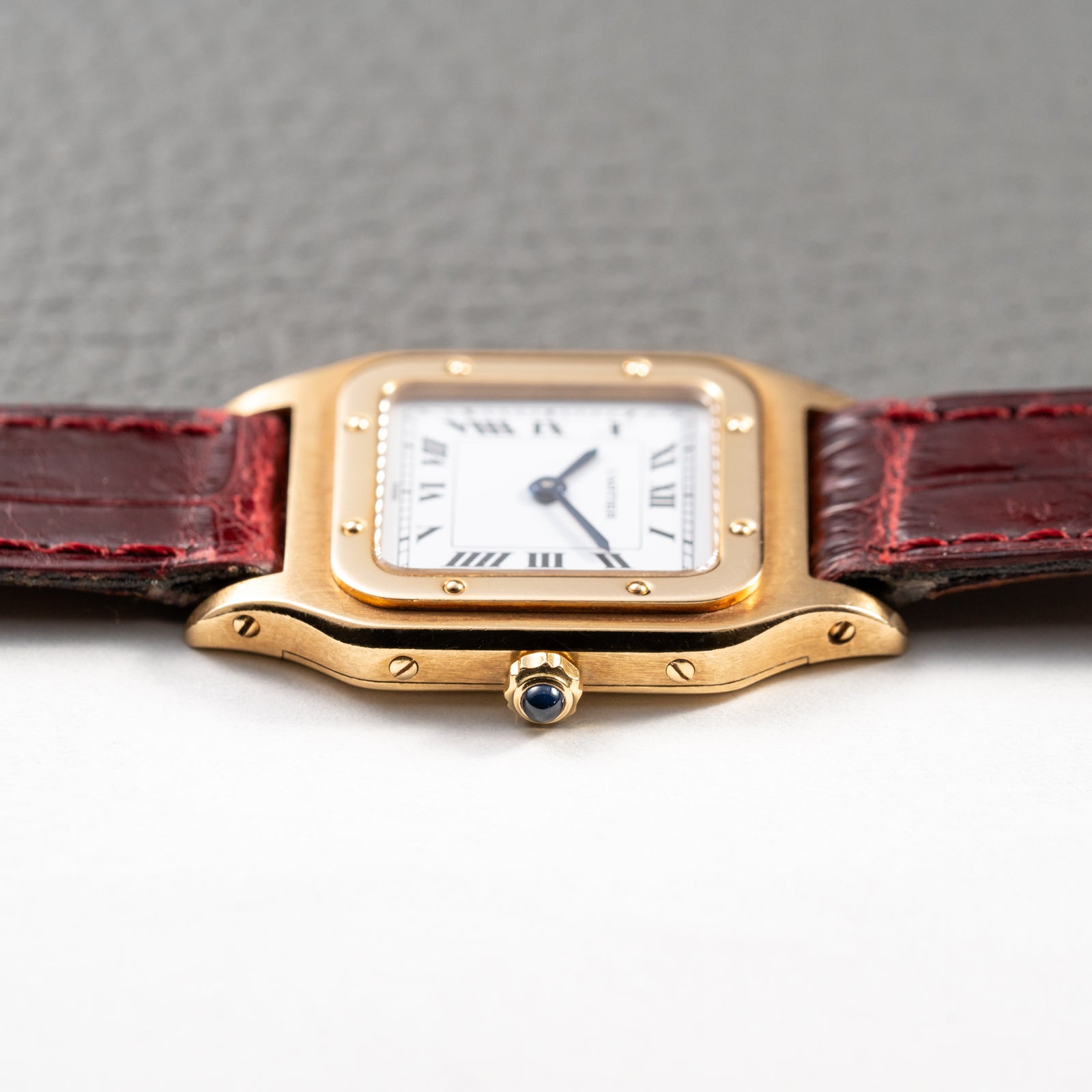 Cartier Santos Dumont Extra Plate 18K Gold Ref. 96053
