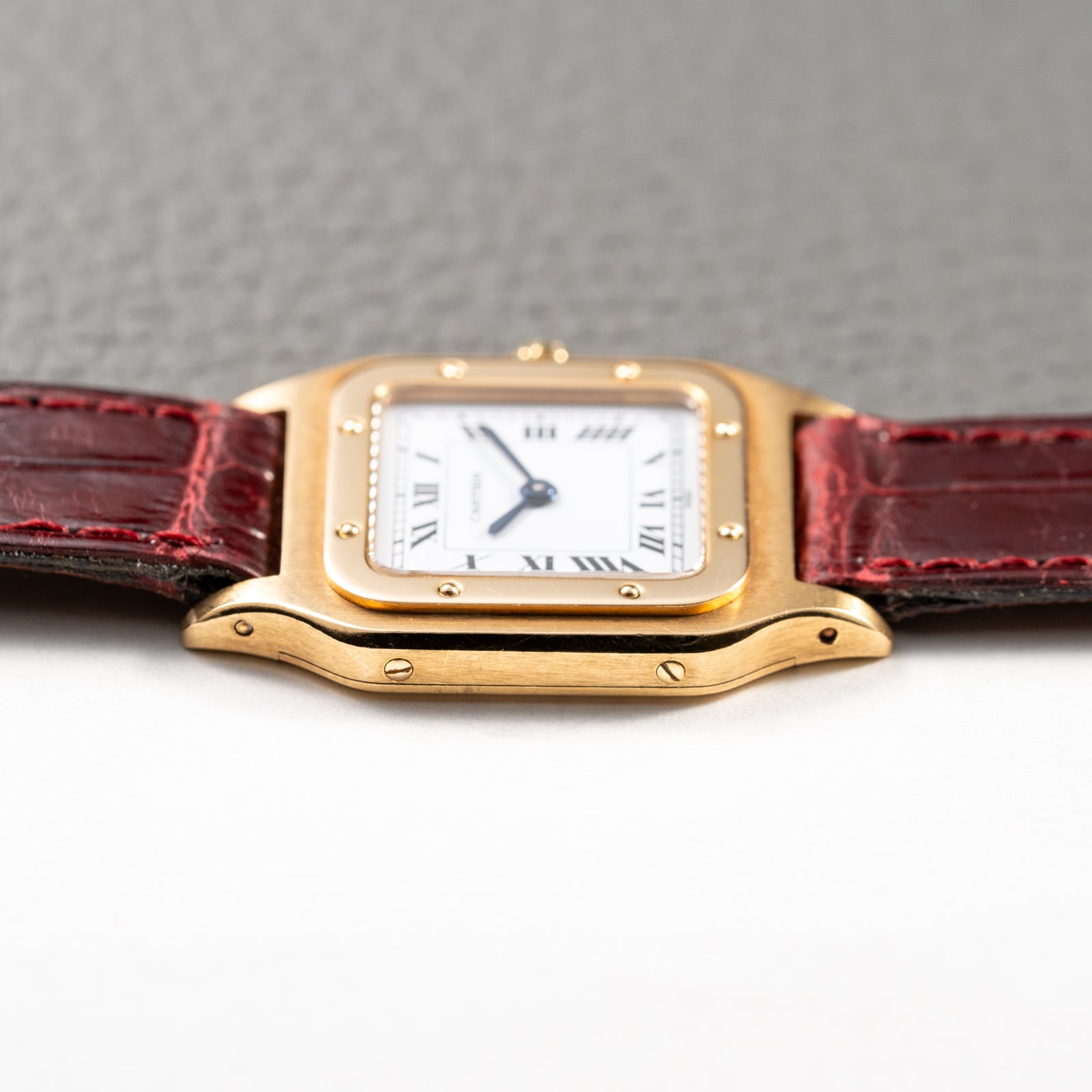 Cartier Santos Dumont Extra Plate 18K Gold Ref. 96053