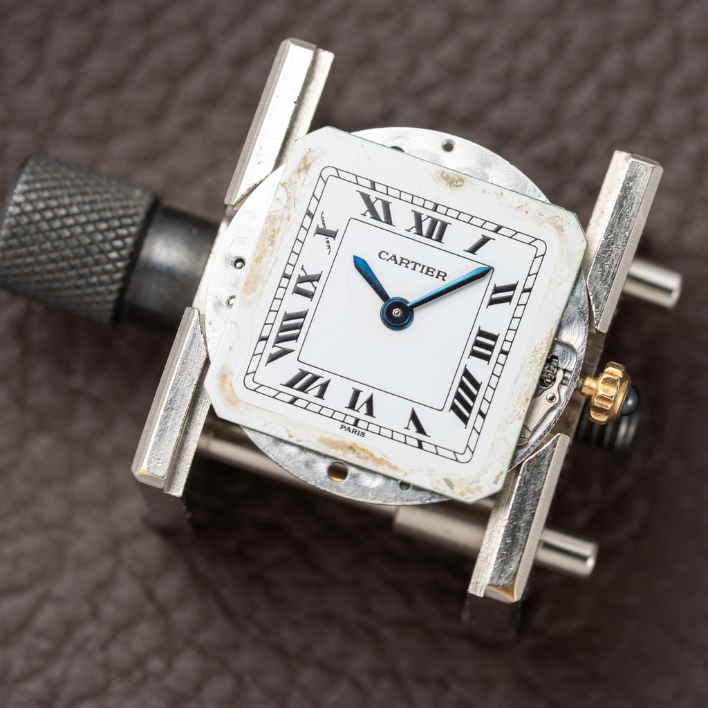 Cartier Santos Dumont Extra Plate 18K Gold Ref. 96053