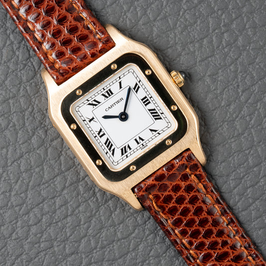 Cartier Santos Dumont Extra Plate 18K Gold Ref. 96053