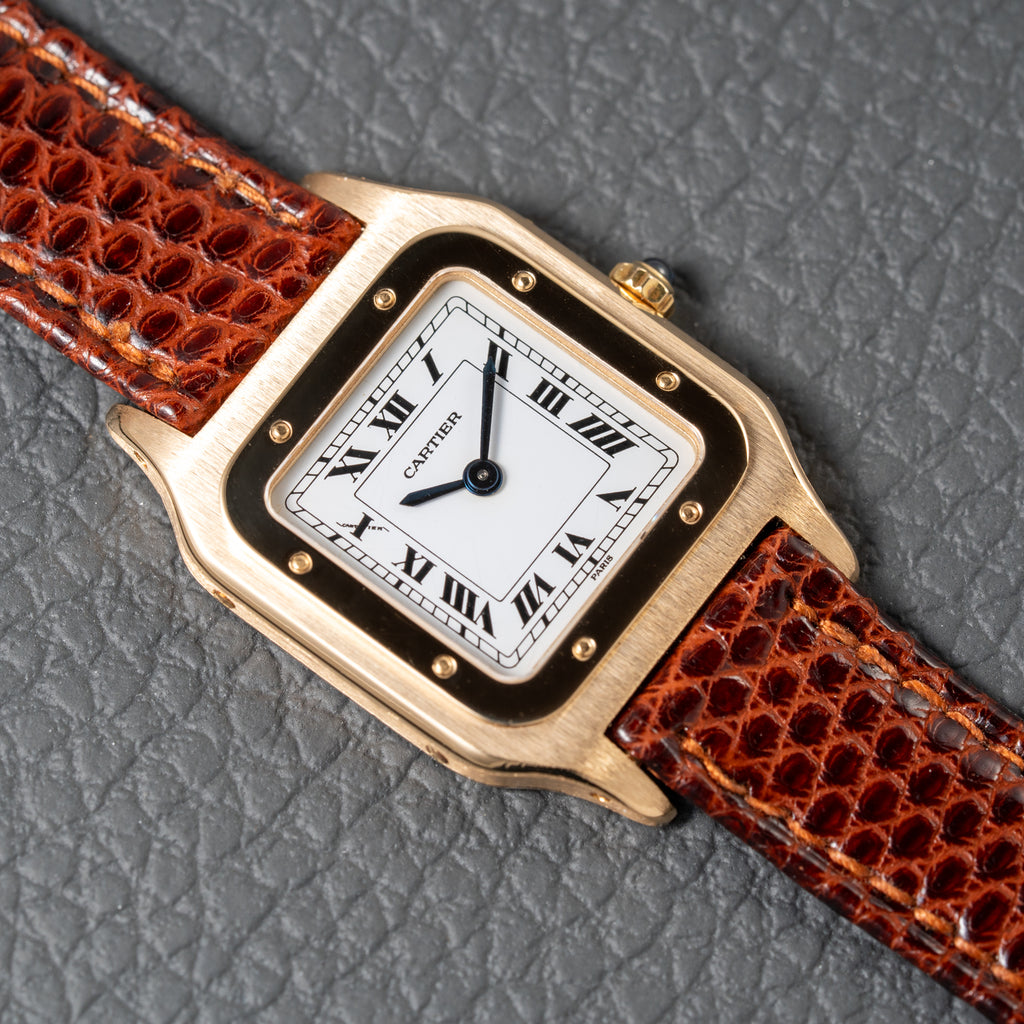Cartier Santos Dumont Extra Plate 18K Gold Ref. 96053