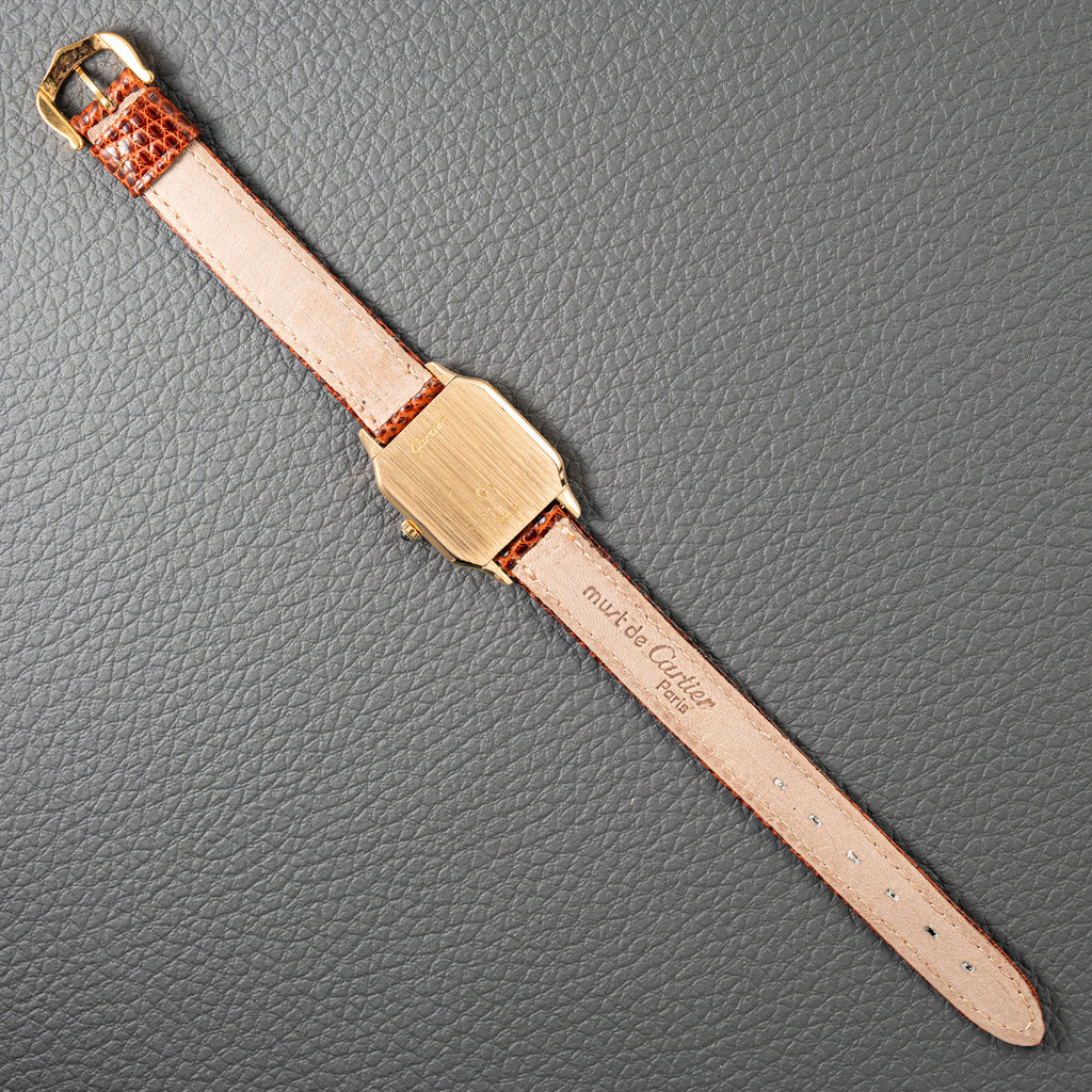 Cartier Santos Dumont Extra Plate 18K Gold Ref. 96053