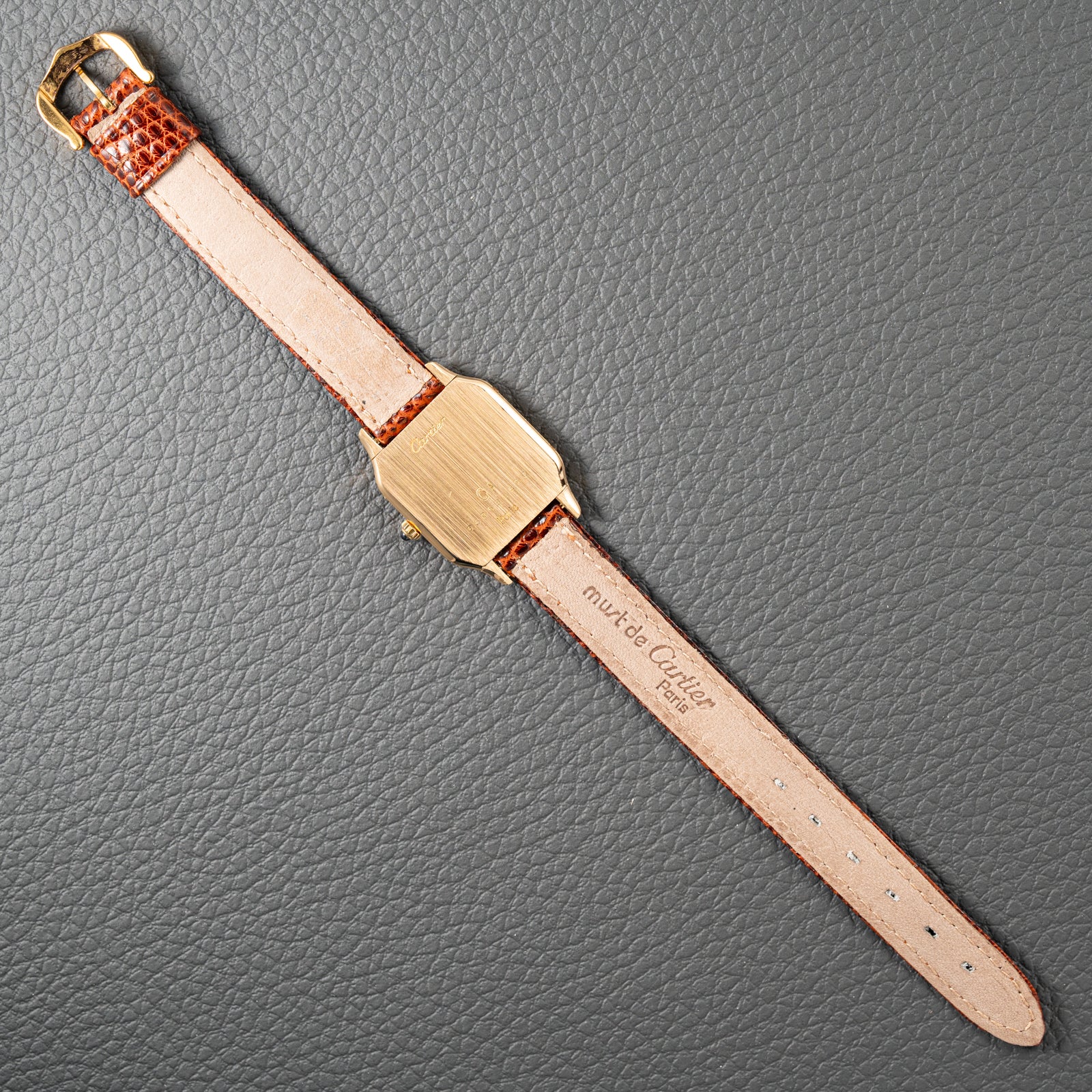 Cartier Santos Dumont Extra Plate 18K Gold Ref. 96053