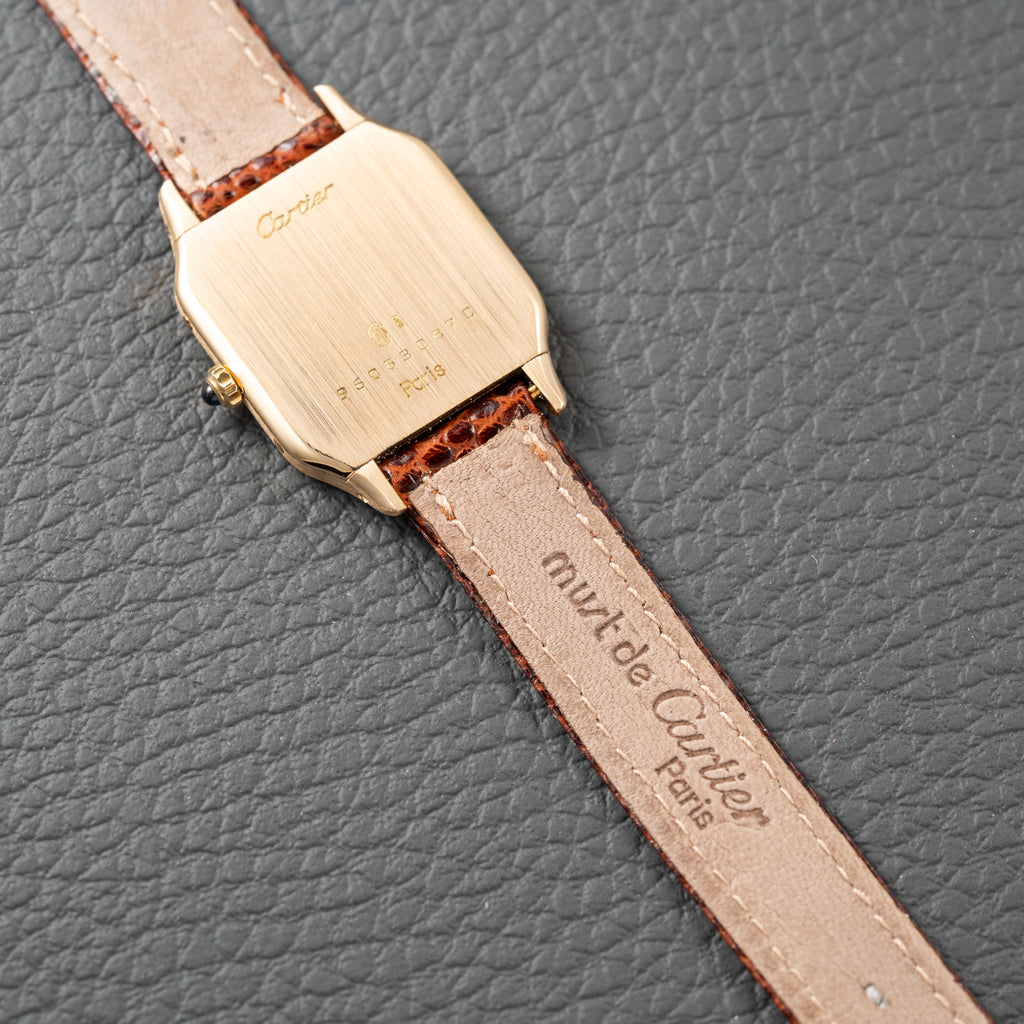 Cartier Santos Dumont Extra Plate 18K Gold Ref. 96053
