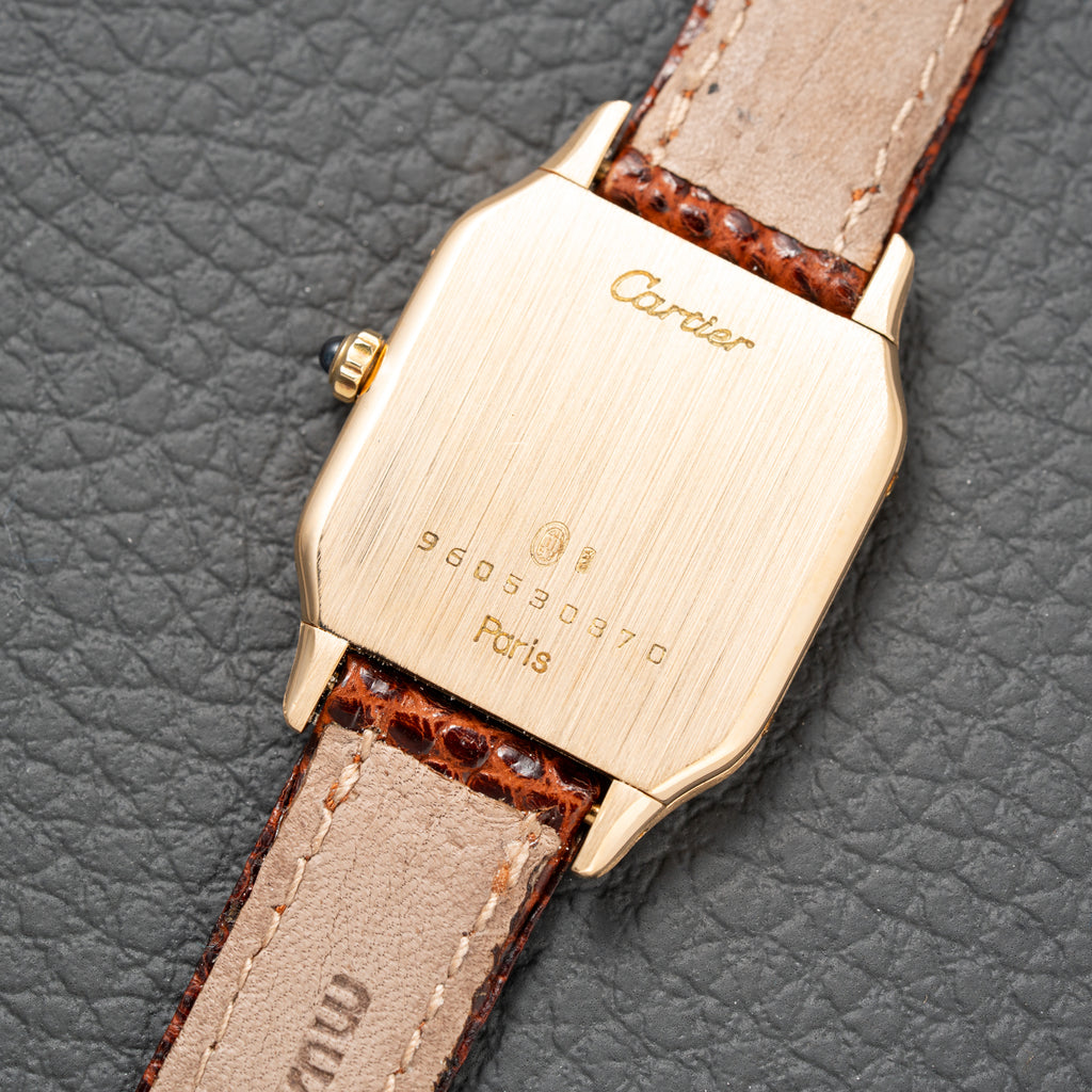 Cartier Santos Dumont Extra Plate 18K Gold Ref. 96053
