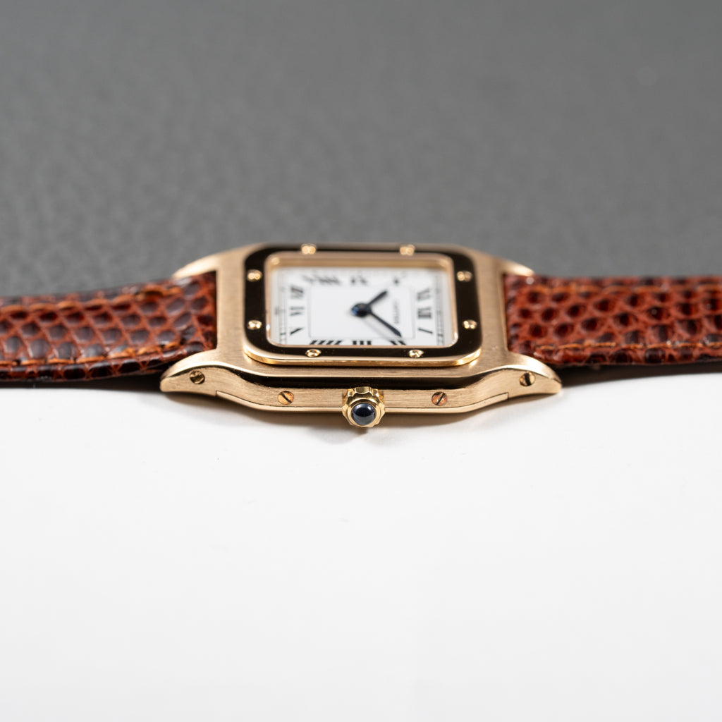 Cartier Santos Dumont Extra Plate 18K Gold Ref. 96053