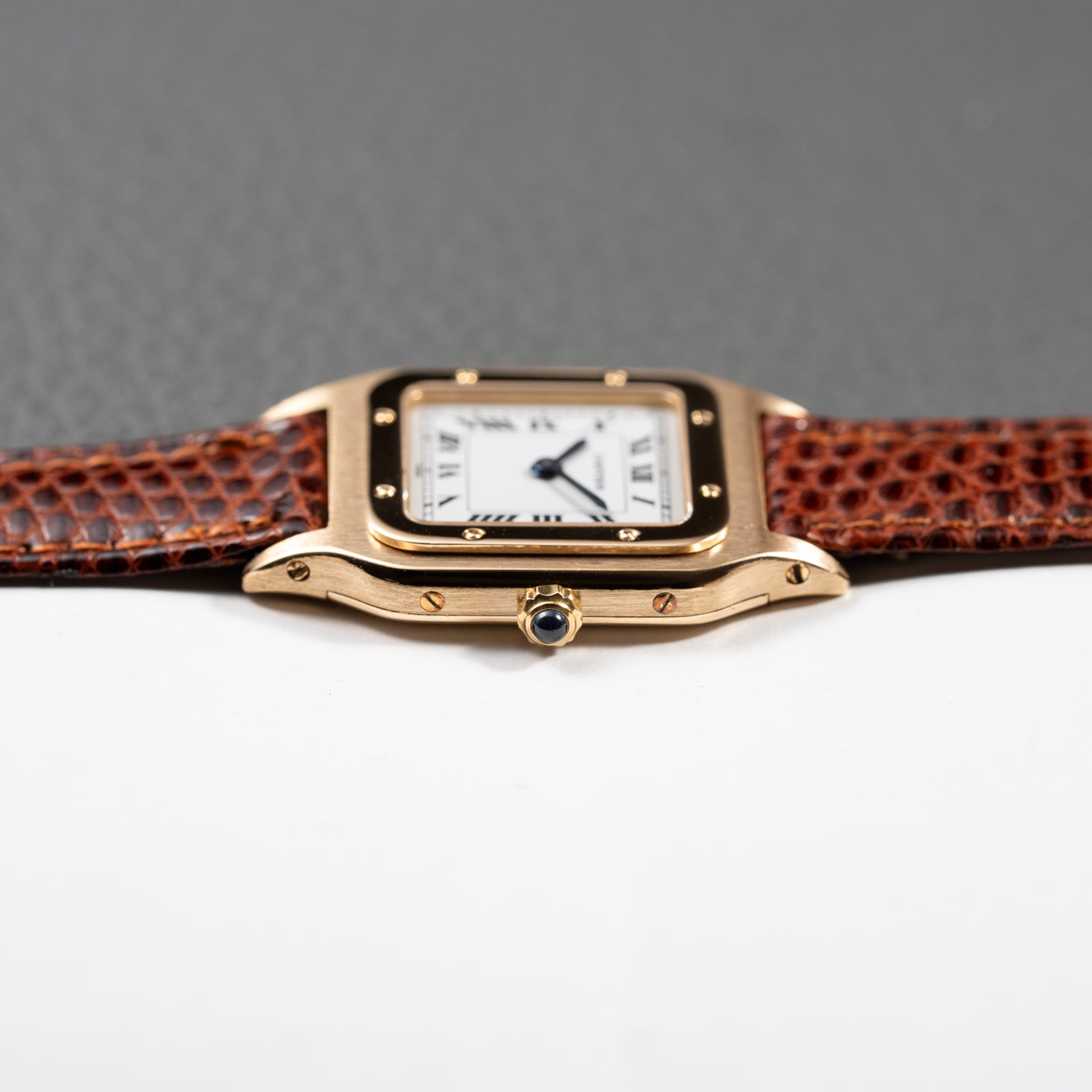 Cartier Santos Dumont Extra Plate 18K Gold Ref. 96053