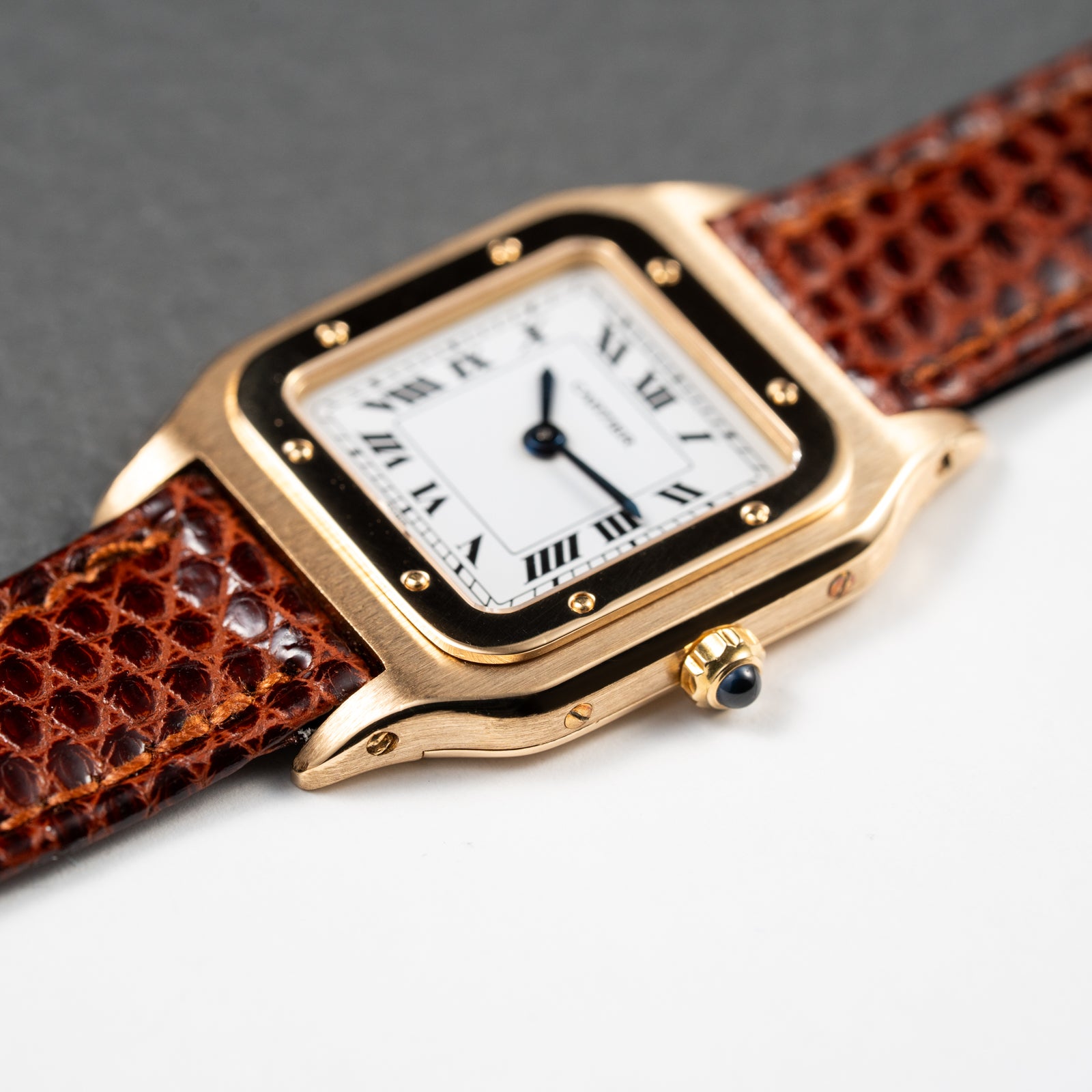 Cartier Santos Dumont Extra Plate 18K Gold Ref. 96053