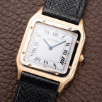 Cartier Santos Dumont Extra Plat Bicolor Frederic Piguet 21 Ref 96061 from 1980s