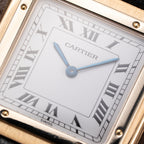 Cartier Santos Dumont Extra Plat Bicolor Frederic Piguet 21 Ref 96061 from 1980s
