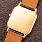 Cartier Santos Dumont Extra Plat Bicolor Frederic Piguet 21 Ref 96061 from 1980s