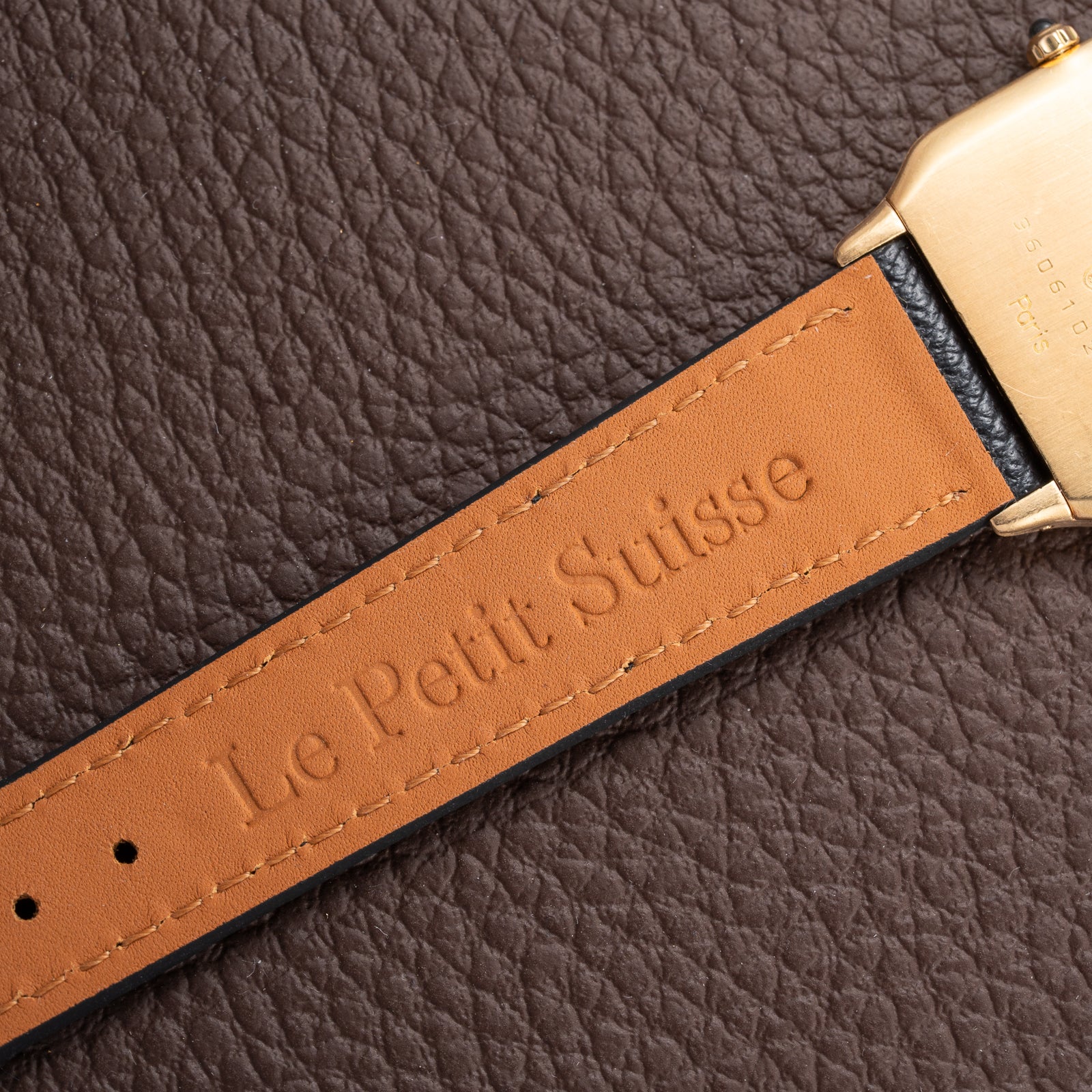 Cartier Santos Dumont Extra Plat Bicolor Frederic Piguet 21 Ref 96061 from 1980s