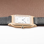 Cartier Santos Dumont Extra Plat Bicolor Frederic Piguet 21 Ref 96061 from 1980s