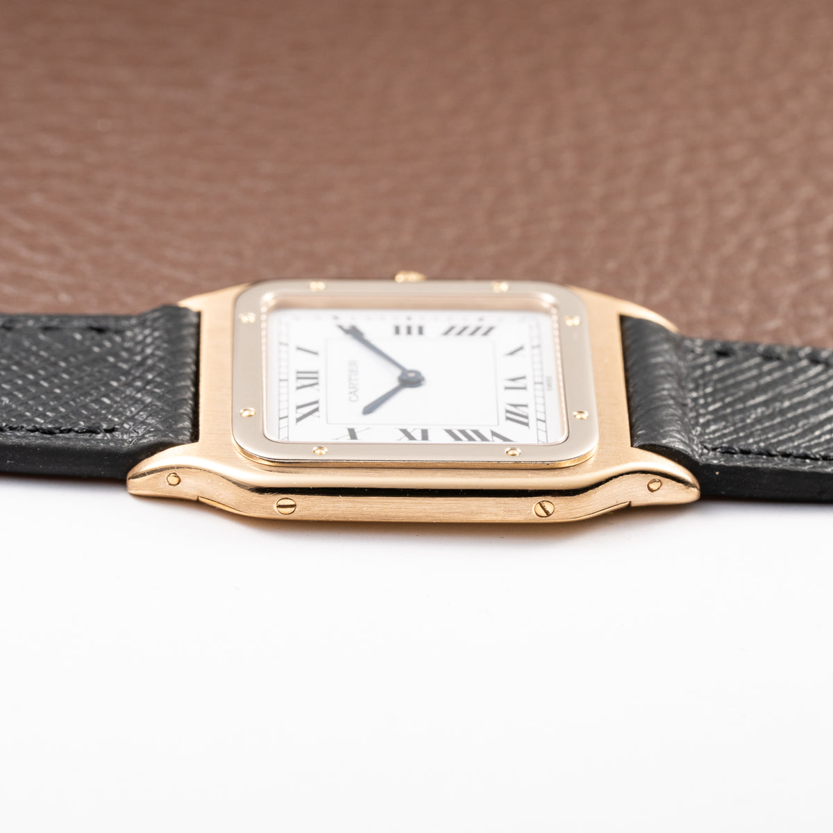 Cartier Santos Dumont Extra Plat Bicolor Frederic Piguet 21 Ref 96061 from 1980s