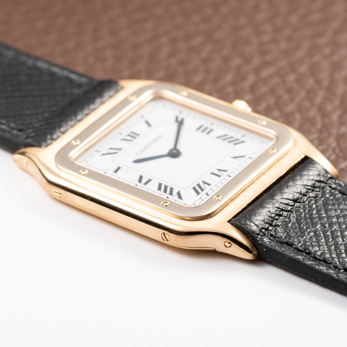 Cartier Santos Dumont Extra Plat Bicolor Frederic Piguet 21 Ref 96061 from 1980s
