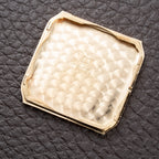 Cartier Santos Dumont Extra Plat Guilloché 18K Yellow Gold Ref. 821054 from 1980s