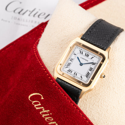Cartier Santos Dumont Extra Plate GM Cal. Frédérique Piguet 21 Ref. 96054 from 1970s
