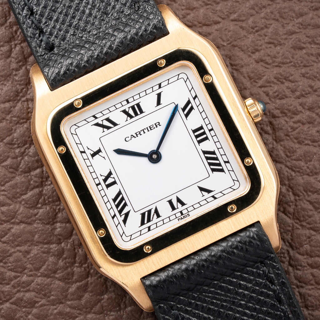 Cartier Santos Dumont Extra Plate GM Cal. Frédérique Piguet 21 Ref. 96054 from 1970s
