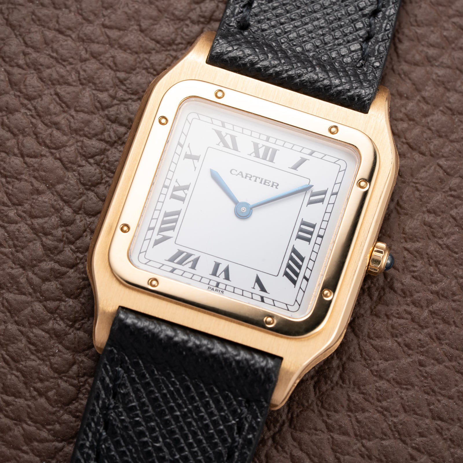Cartier Santos Dumont Extra Plate GM Cal. Frédérique Piguet 21 Ref. 96054 from 1970s